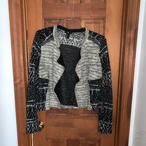 H&M black and white blazer